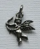 Rockstars Metall-Anh�nger Engel 15mm altsilber