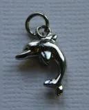 Rockstars Metall-Anh�nger Delfin 16mm silber