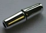 Rockstars Kunststoff Magnetschliesse Olive 28/8mm silber