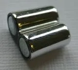 Rockstars Kunststoff Magnetschliesse Olive 28/8mm silber