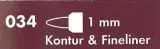 Marabu Porcelain Painter 1mm bordeaux