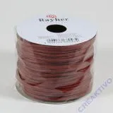 Papierkordel mit Draht 2mm 25m-Rolle rot