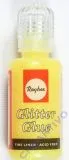 Glitter Glue irisierend 20ml zitrone