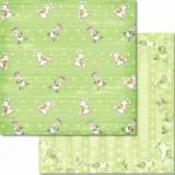 Premium Glitter Scrapbook paper Ostern 16