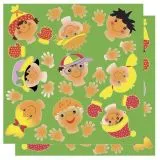 Scrapbooking Papier K�pfe vorgestanzt