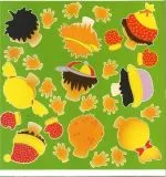 Scrapbooking Papier K�pfe vorgestanzt