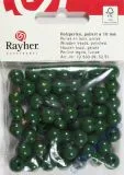 Rayher Holzperlen FSC, poliert 10mm 52St gr�n