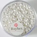 Wachsperlen 5mm 300St wei�