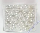 Wachsperlen 5mm 300St wei�