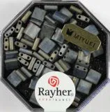 Miyuki Perle Tila metallic gefrostet blaugrau
