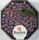 Miyuki-Perle-Drop transparent gefrostet 3,4mm amethyst (Restbestand)