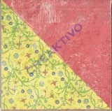 Florentine Faltbl�tter Paradiso 15x15cm 65 Blatt gelb/rosa