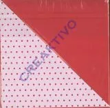 Florentine Faltbl�tter P�nktchen 10x10cm 65 Blatt rosa/rot