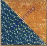 Florentine Faltbl�tter Vintage 10x10cm 65 Blatt blau/orange