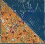 Florentine Faltbl�tter Paradiso 10x10cm 65 Blatt orange/blau