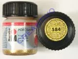 Marabu Porcelain Glas 15ml Glitter-gold (Restbestand)