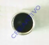 Pracht Endst�ck platin antik zylindrisch 5,6x4mm