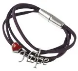 Rockstars Metall-Zierelement-Love rot 9 mm Gro�loch