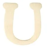 Holz-Buchstabe 4cm U