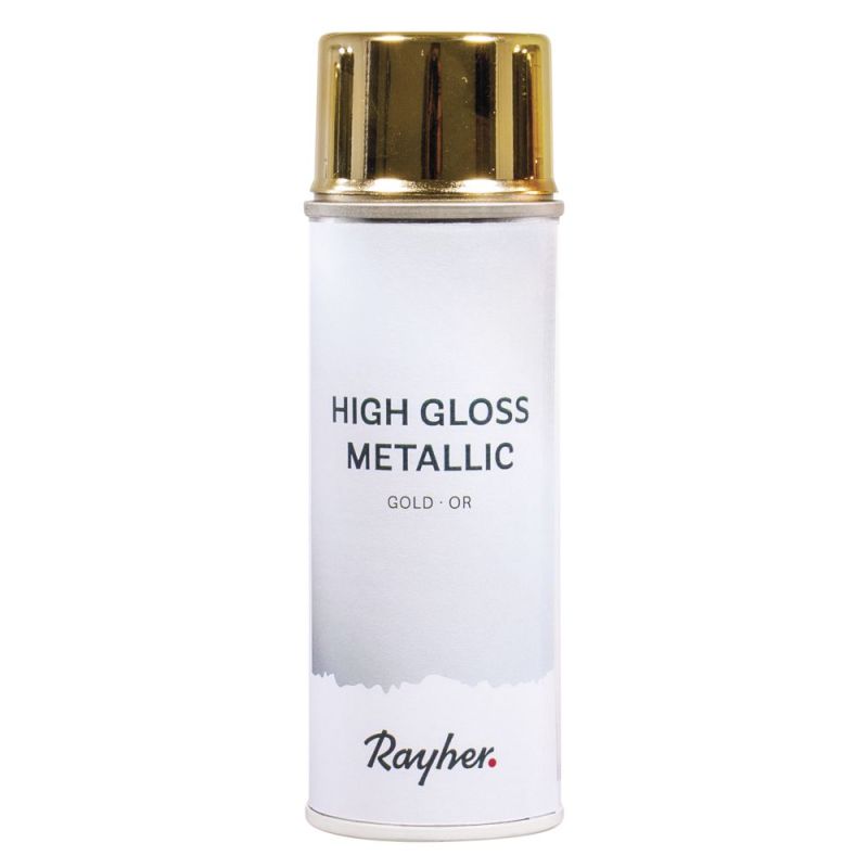 Rayher High Gloss Metallic Spray gold
