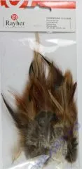 Hahnenfedern 10-15cm 3g braun