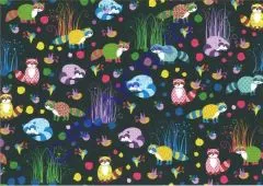 Motiv-Fotokarton 300g/qm DIN A4 Zauberwald 02 - Waschb�ren