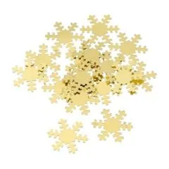 Aluflitter, Schneeflocke gold