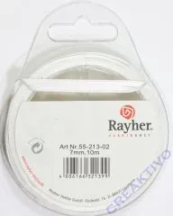 Rayher Satinband 7mm 10m wei