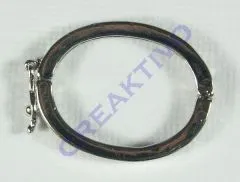 Pracht Verschluss platin gro� oval