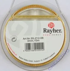 Rayher Satinband 3mm 10m gold