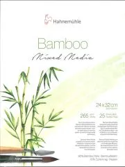 Bamboo-Mixed Media 24 x 32 cm Block 25 Blatt