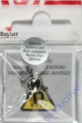 Rayher Edelstahl Magnetschlie�e 10mm platin