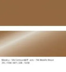 Marabu Contours & Effects Liner 25ml metallic braun