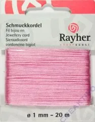 Rayher Schmuckkordel 20m 1mm ros