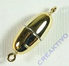 Magnetverschluss 17x8mm goldfb.