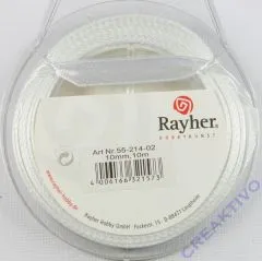 Rayher Satinband 10mm 10m wei