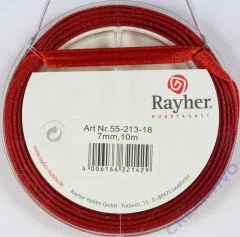 Rayher Satinband 7mm 10m rot