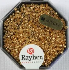 Delica Rocailles 1,6mm metallic gold
