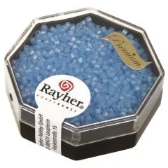 Delica Rocailles 1,6mm Rainbow transparent matt aquamarin