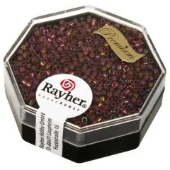 Delica Rocailles 1,6mm transparent Rainbow erika