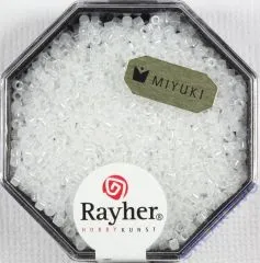 Delica Rocailles 1,6mm perlglanz alabasterwei�