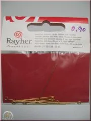 Rayher Kettelstifte 35/0,6mm 10St. gold