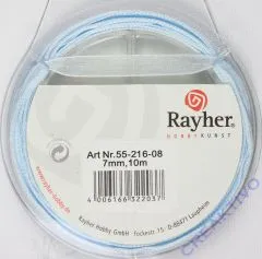 Rayher Organzaband 7mm 10m hellblau