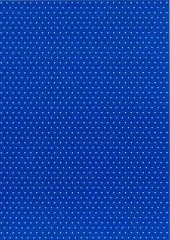 Bastelkarton Happy Papers Punkte DIN A4 mittelblau