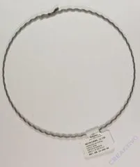 Metallring 15cm aus gewelltem Flachdraht