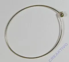 Armreif platin ca. 7cm Durchmesser