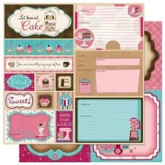 Scrapbooking Papier Sweet Tooth Cut Outs (Restbestand)