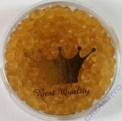 Twin-Rocailles mit Doppelloch 2,5x5mm topas matt