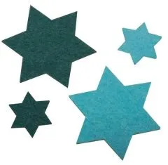 Filz-Sterne Blaut�ne