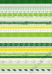 Bastelkarton Kommunion / Konfirmation gr�n Bord�re